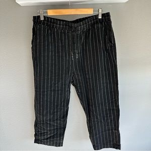 Men’s striped summer shorts, 3XL linen